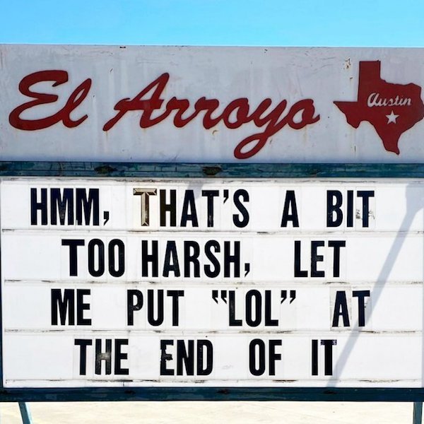 El Arroyo Signs, part 2