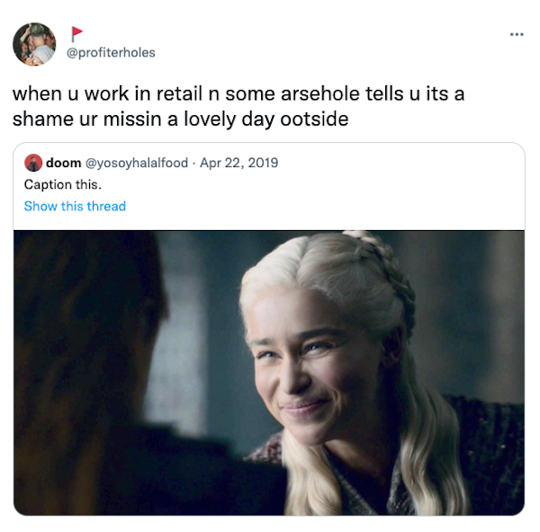 Retail Work Tweets