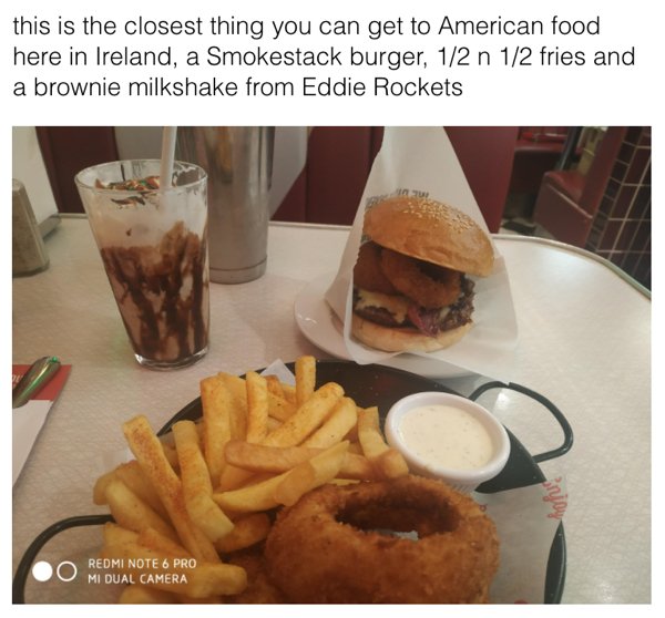 Sections Of American Food Around The World