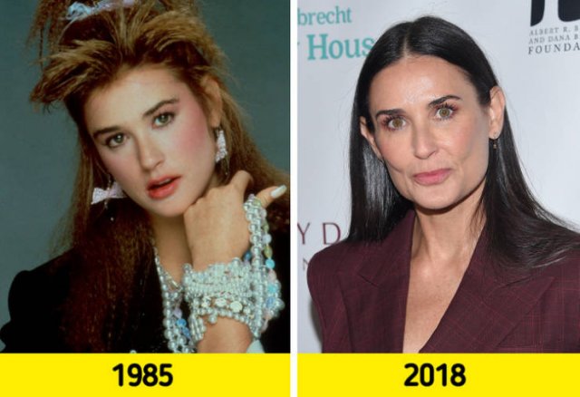 Celebrities in 80's And Now
