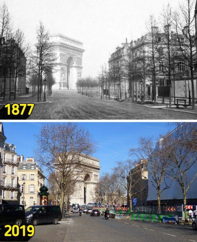 Historical Places Then And Now