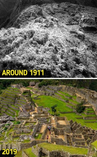 Historical Places Then And Now