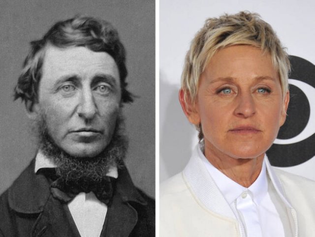 Celebrities Doppelgangers From The Past