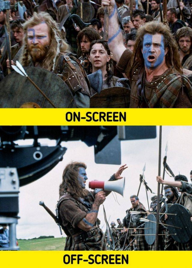 Behind The Scenes Of Famous Movies, part 4