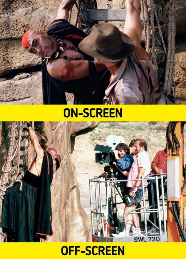 Behind The Scenes Of Famous Movies, part 4