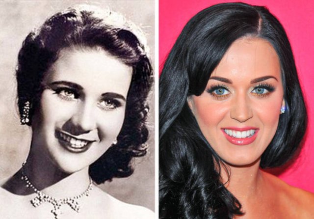 Celebrities Doppelgangers From The Past , part 2