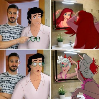 Funny Photoshop With Classic “Disney” Characters