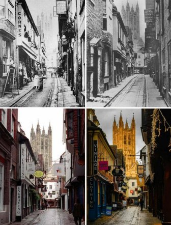 Old Places Then And Now