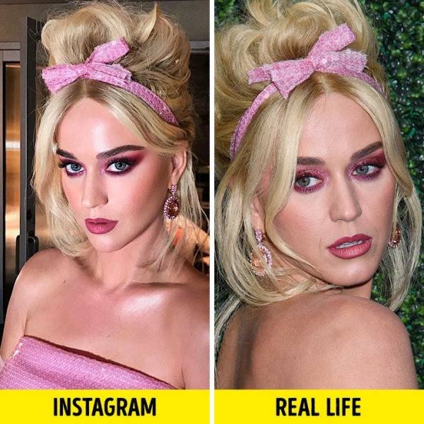 Celebrities In ''Instagram'' And In Real Life