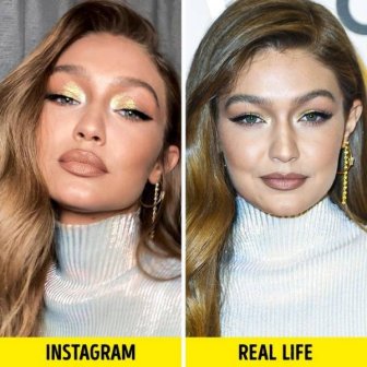 Celebrities In ''Instagram'' And In Real Life