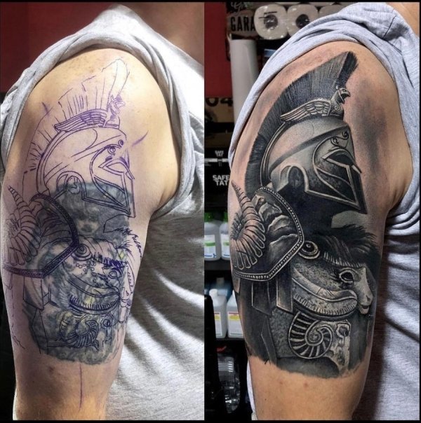Achilles Tattoo Ideas | TattoosAI