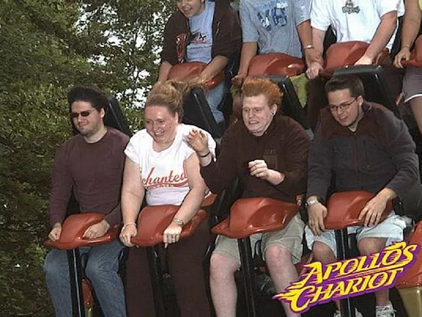 Funny People At The Rides