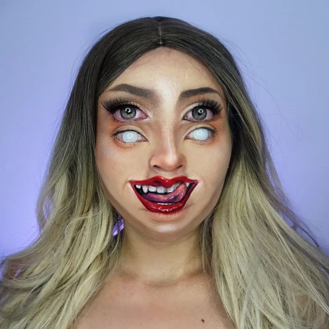 Optical Illusions With Makeup