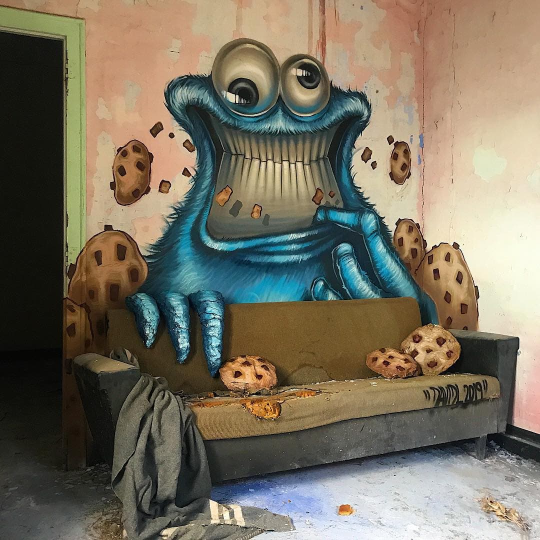 Amazing Graffiti In Abandoned Places