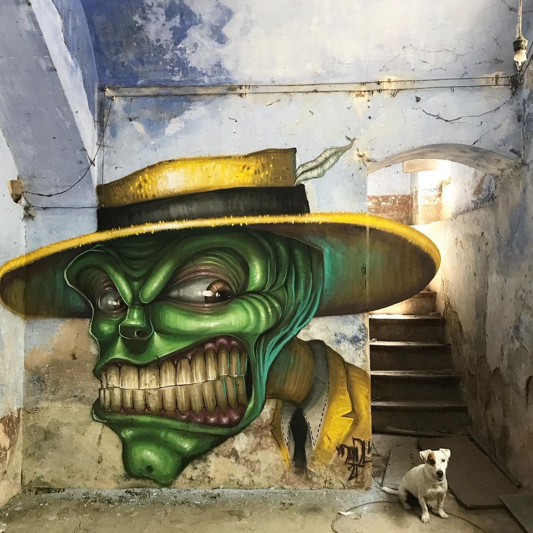 Amazing Graffiti In Abandoned Places