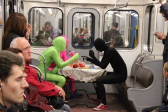 Strange People In The Subway