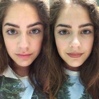 Girls With And Without Makeup