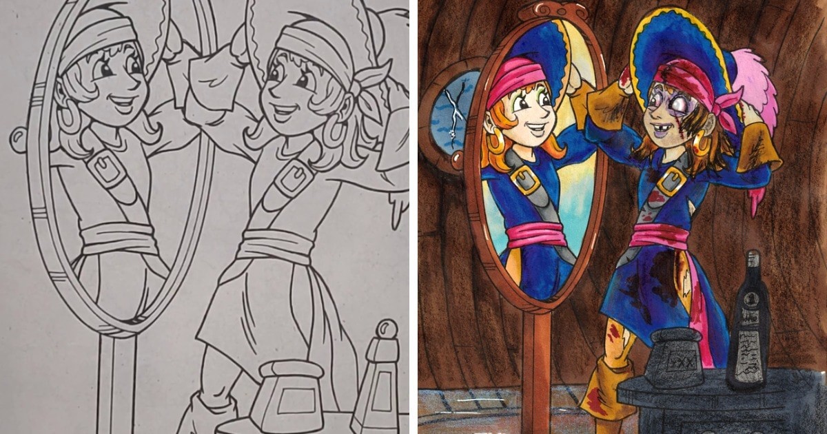 Adults Ruin Children's Coloring Pages
