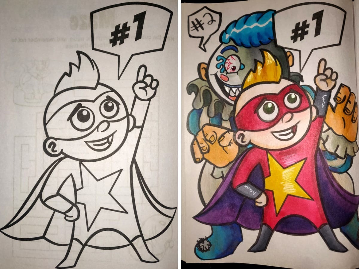 Adults Ruin Children's Coloring Pages
