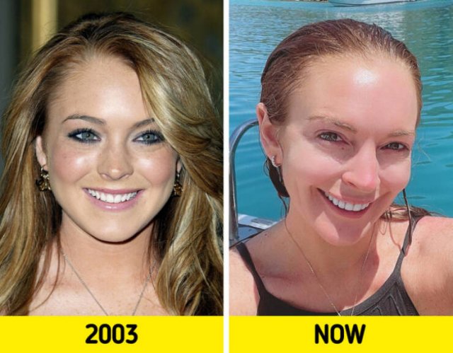 Teen Celebrities In The Past And Now