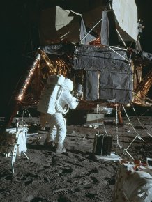 Rare NASA Photos: Moon Landing