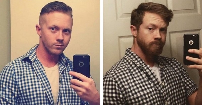 Men With And Without Beards, part 2
