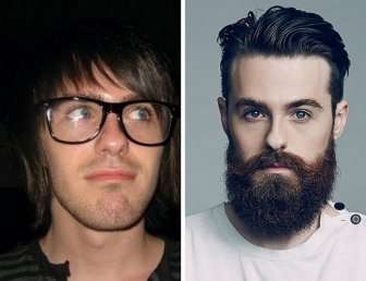 Men With And Without Beards