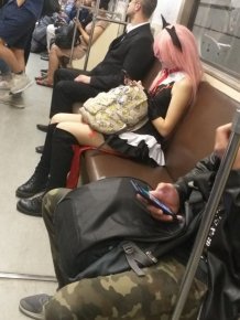 Strange People In The Subway