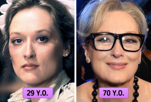 Famous Women Then And Now, part 8