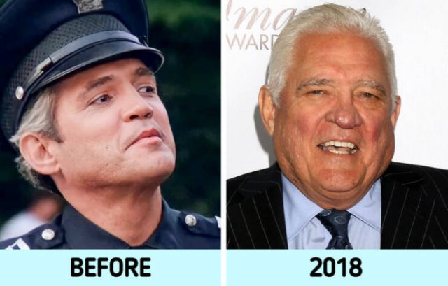Characters From The ''Police Academy'' Then And Now