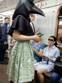 Strange And Funny People In The Subway