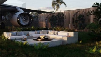 Abandoned Plane Converted Into A Hotel