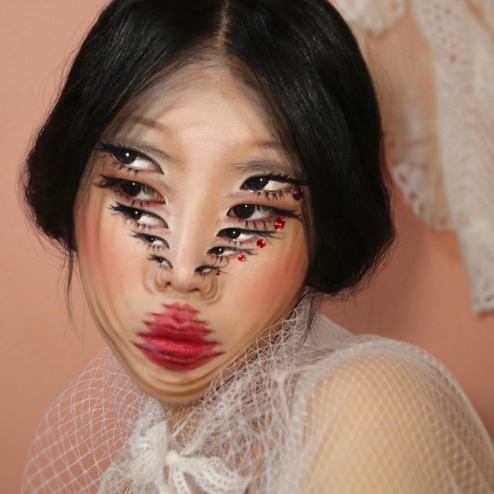 Optical Illusions With Makeup, part 3