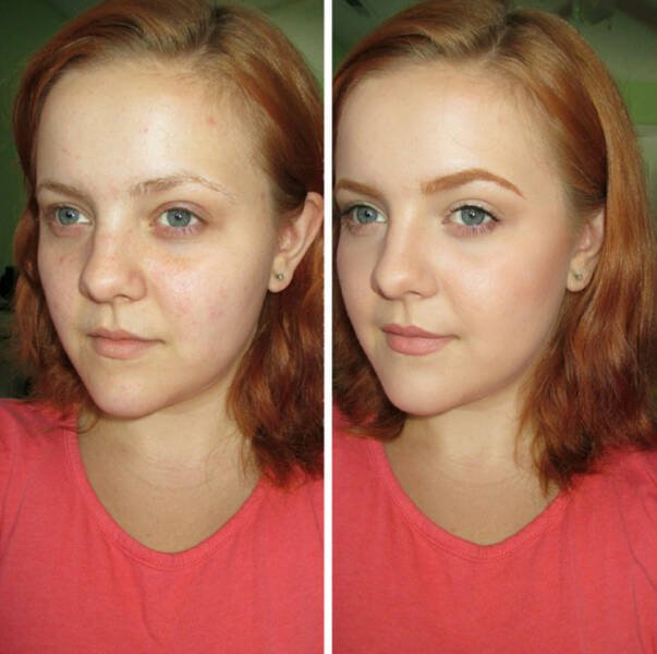Women With And Without Makeup, part 2