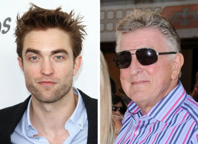 Male Celebrities With Their Fathers