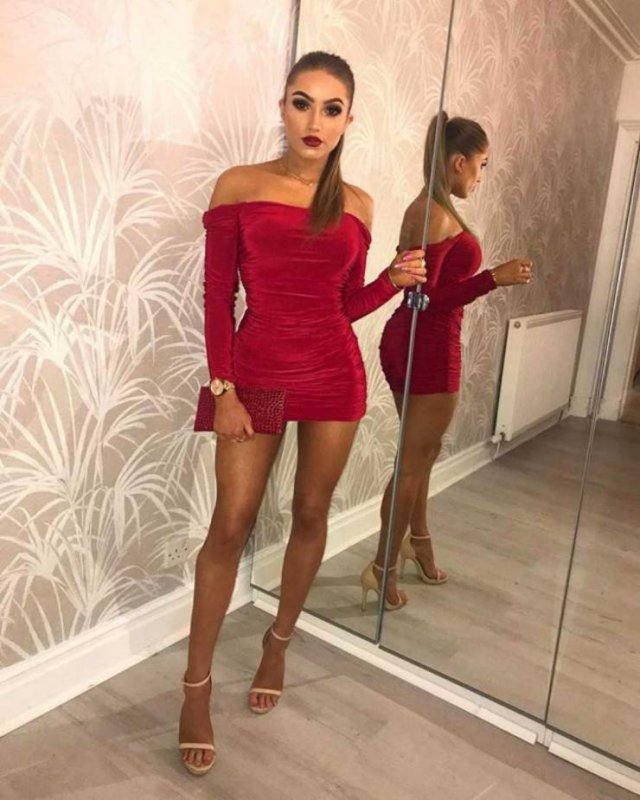 Hot Girls In Red Dresses, part 2
