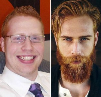 Men With And Without Beards