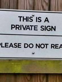 Strange And Funny Signs