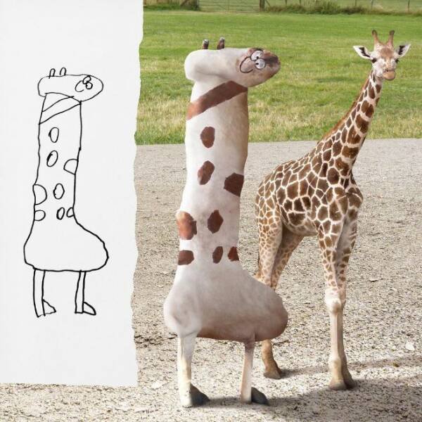 Kids Animal Drawings In Real Life