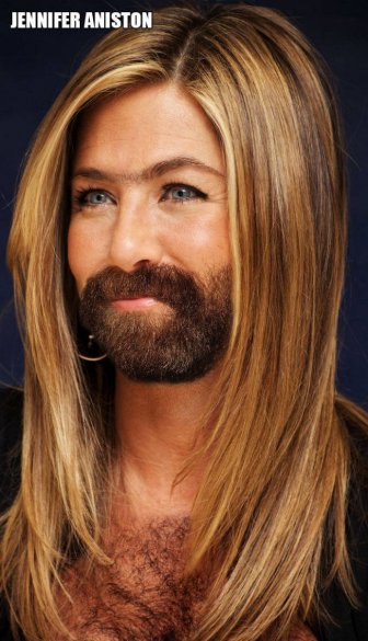 Female Celebs With Beards