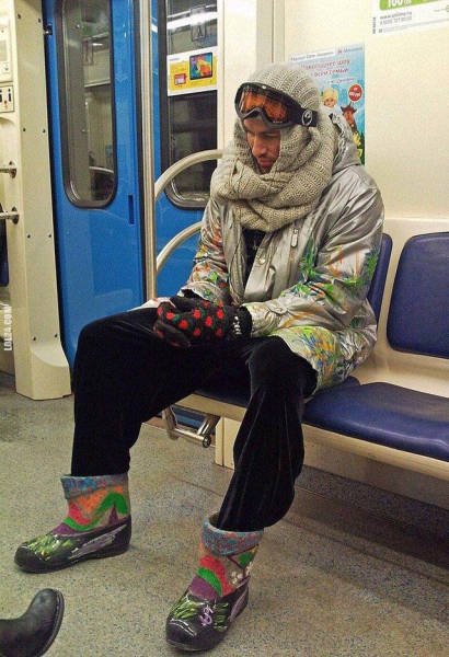 Weird People In The Subway, part 3