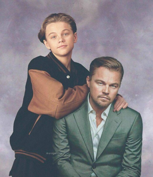Celebrities With Their Younger Versions