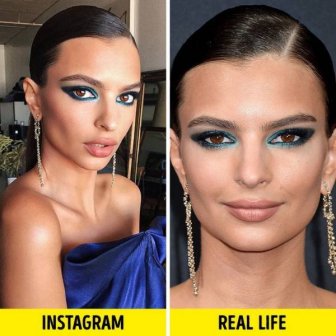 Celebs On Instagram And In Real Life