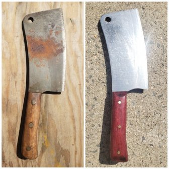 Old Things Before And After Restoration