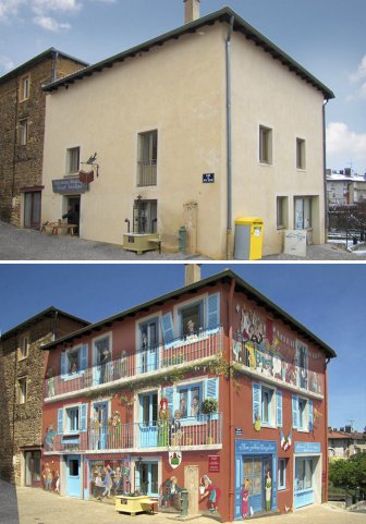 Beautiful Drawings On Houses