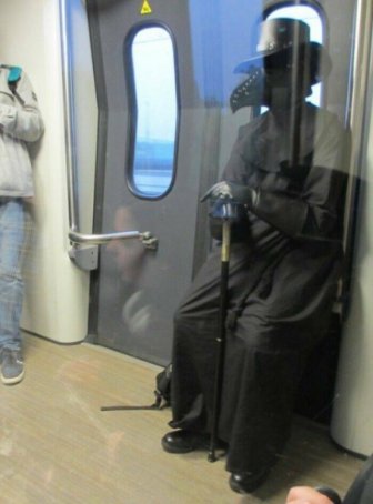 Strange Passengers On The Subway